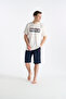 26Y Men's Ecru Shorts Set
