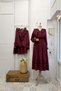 Tesettür Top and Skirt Set - Stylish and Elegant Skirt Combination with Ruffle Details - 3