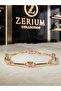 Pink Square Stone Vip Women's Bracelet Geometric Stylish Design - 5