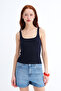 Thick Strap Basic Tank Top A13404-J5 - 2