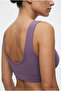 2-Pack Ribbed Bralette Bustier Stretchy Seamless Bra Daily Sports Crop Top - 3