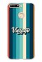 Huawei Y6 2018 Compatible Vintage Patterned Transparent Phone Case