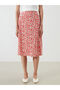 I Beli Floral Slit Skirt with Drawstring from Freezen Store - 2