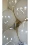 White 6 mm Ready-Made Bow Decoration for Birthday, Cake Decoration, Wall Background Decoration - 3