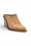 U654806102 Beige Genuine Leather Suede Western Heeled Shoes - 4
