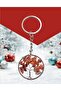 سلسلة مفاتيح من حجر العقيق اليمني الطبيعي - 2