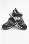 Boy's Black Velcro Sports Summer Sandals Breathable Mesh Fabric Non-Slip Sole Casual Shoes - 3