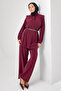 Hijab Double Set N7202 Burgundy