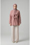 Bouquet Fabric Tied Winter Cap 2234-04 Dried Rose - 3