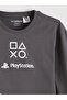 Lcw Kids Gray Playstation Printed Boys' Pajama Set - 6