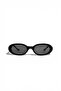 Velora Limited Edition Oval Chain Detailed Women's Sunglasses | Uv400 Protection - 6