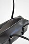 حقيبة كتف سولين سوداء أسطوانية الشكل - 5