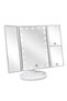 Extendable LED cosmetic mirror, touch button, White
