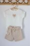 Teddy Bear Printed Shorts Set - 2