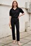 طقم من قطعتين بياقة شال وأزرار من MY FASHION - 7