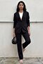 طقم من قطعتين من MY FASHION مكون من سترة بأزرار وياقة - 4