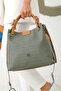 Women's 3-Compartment Long Crossbody Shoulder Bag (31X26 cm)