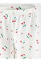 Ecru Baby Girl Combed Cotton Tights 2-Pack (S6) - 6