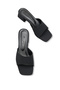 Aurora Sia Women's Heeled Slippers 0012203 Matte Black - 2