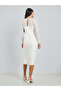 Lace Long Sleeves Sheath Midi Dress - 5