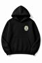 Oversize Unisex Always Sleepy Clup Cat Printed Hooded Sweatshirt