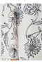 Floral Print Jalabiya with Round Drop Sleeve Trim - 4