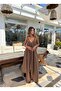 V-Neck Strappy Draped Summer Dress