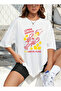 Popular Images Mix Printed Short Sleeve Crew Neck Women's Combed Cotton Tshirt