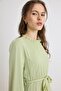 Layered Skirted Chiffon Dress with Gathered Waist Çağla 9428-E - 7