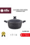 Granite Casserole Pot Swiss Stone 24cm | Non-Stick | Induction Compatible | Healthy Cooking