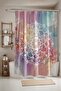 Bathroom Curtain, Pastel Mandala Patterned Shower Curtain, Bathtub Curtain 175X200Cm - 2