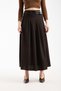 Hijab Buckle Flared Skirt 94 cm Length High Waist Pleated Long Women's Stylish Skirt - 5