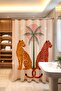 Bathroom Curtain, Wild Elegance Patterned Shower Curtain, Bathtub Curtain 175X200Cm - 3