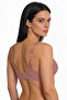 Wireless Silicone Lace Gathering Bra - 2