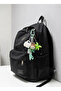 Color-Changing Labubu Figured Bag Charm & Keychain with Hot Chocolate and Green Starfish Detail - 3