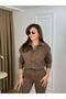 Mink Waist Drawstring Buttoned Denim Jumpsuit 3037 - 4