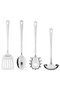 Set of 8 Kitchen Utensils Duru Shop (Colander - Ladle Set - Potato Masher - Whisk) - 3