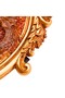 Handmade Dragon Amber Painting – Natural Amber Artwork with Decorative Gold Frame - 5