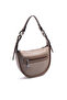 Dark Beige - Latte Plain Women's Shoulder Bag Sp1270 - 4