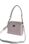 Burgundy - Bone Crow's Feet Plaid Women's Shoulder Bag Sp937 - 5