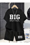 Big Men's 2-Piece Set - Relaxed Fit T-Shirt and Shorts Set