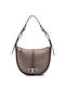 Dark Beige - Latte Plain Women's Shoulder Bag Sp1270