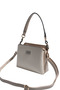 Sand - Sand Beige Houndstooth Plaid Women's Shoulder Bag Sp937 - 5