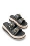 Larissa Cara Women's Slippers 0012333 Black
