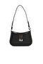 Black - Women's Crossbody Bag with Black Logo Sp1132