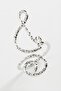 Nrzsnt Twisted Metal Ring - (15740) Silver Color - 2