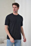 James Men's Navy Blue Cotton Relaxed Fit Basic T-Shirt - 2