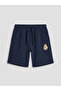 M&B Collection Blue Real Madrid Printed Boy's T-Shirt and Shorts - 4