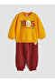 Orange Galatasaray Printed Baby Boy Tracksuit Set