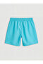 Turquoise Boys' Swim Shorts with Elastic Waist - 2